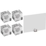 Jakob Maul GmbH Neodym-Wuerfelmagnet Acryl 4 Stueck Silber (6168105)