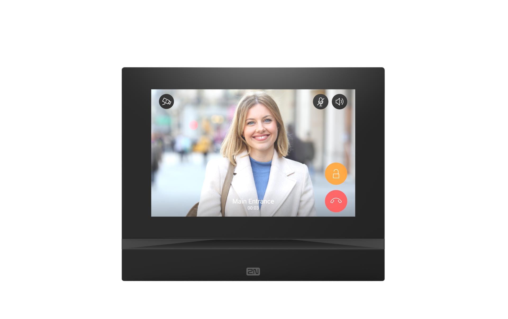 2N Indoor View 7" HD-Touchdisplay Schwarz