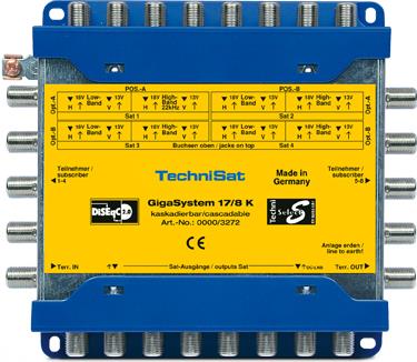 TechniSat GigaSystem 17/8 K - Multischalter für Satellitensignal