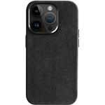 Cyoo Alcantara Hülle iPhone 15 Pro Schwarz (CY123274)