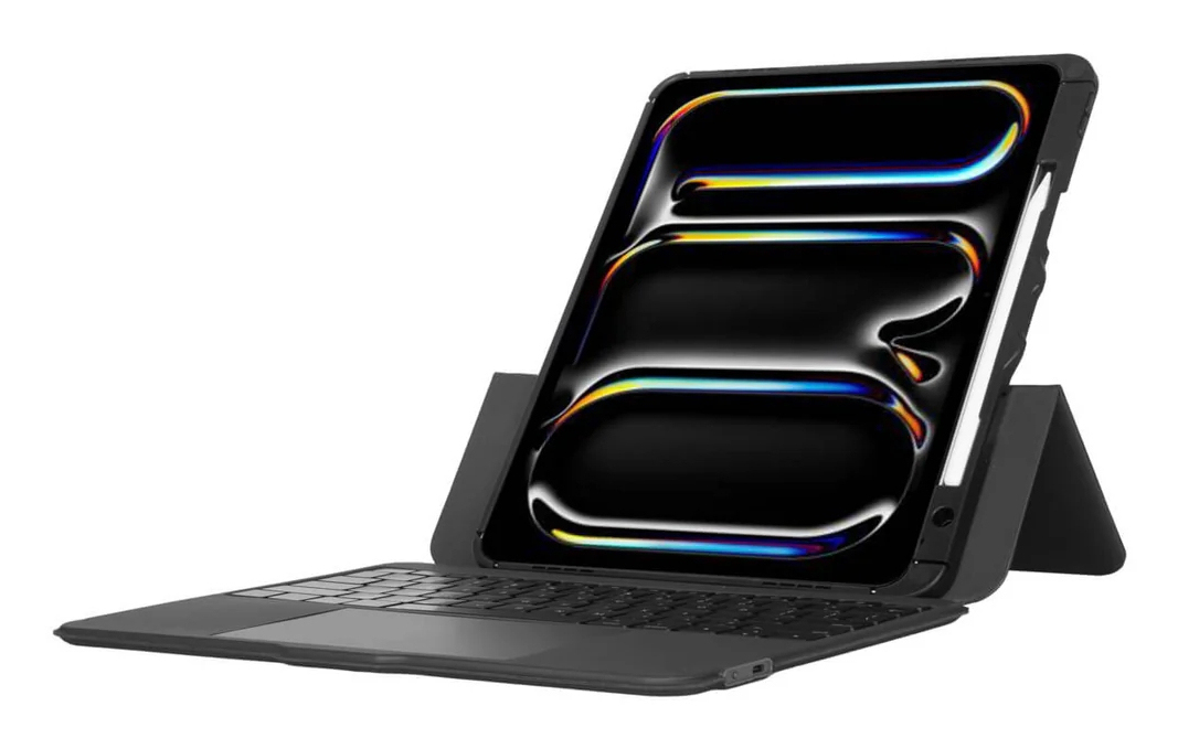 Targus VersaVu Tastatur und Foliohülle Spanisch Bluetooth Schwarz