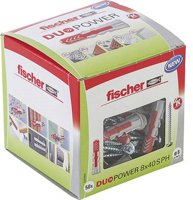 Fischer DUOPOWER 8x40 S PH LD 50Stk (535464)