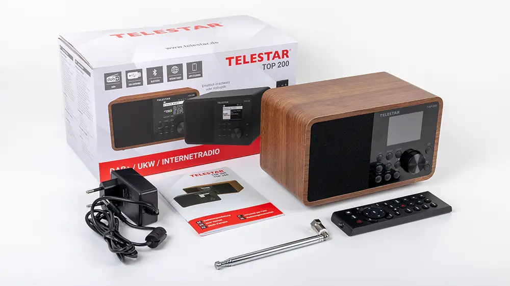 Telestar TOP 200 Holz Multifunktionsradio DAB+ FM