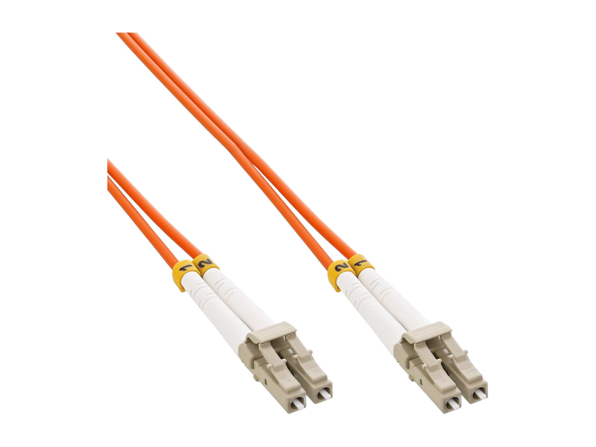 InLine LWL Duplex Patch-Kabel LC/LC OM2 50/125µm LSZH 3 m Orange