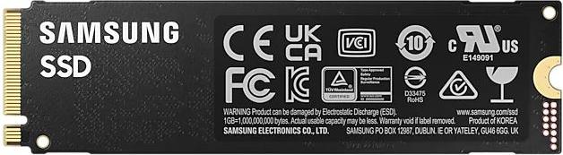 Samsung 980 PCIe® 3.0 NVMe™ M.2 SSD - 500GB (bis zu 2.900 MB/s) (2280) Internes Solid State Drive (SSD) (MZ-V8V500BW) (geöffnet)