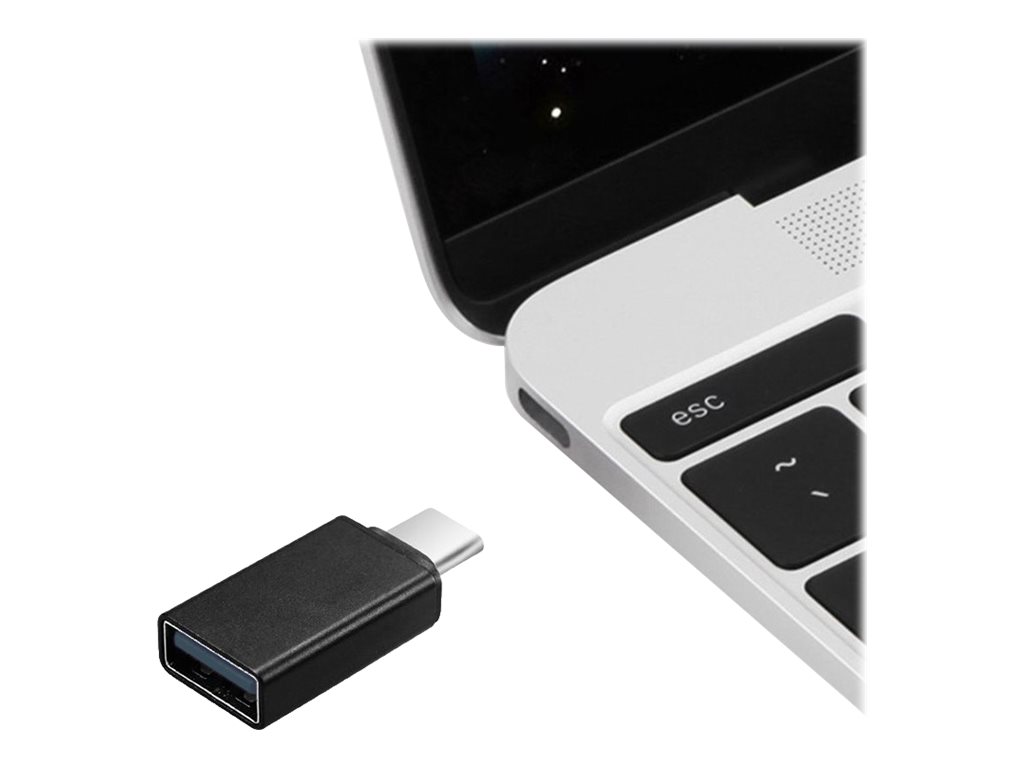 Gembird Cablexpert A-USB2-CMAF-01 USB-C auf USB-A Gender-Adapter USB 2.0 Schwarz
