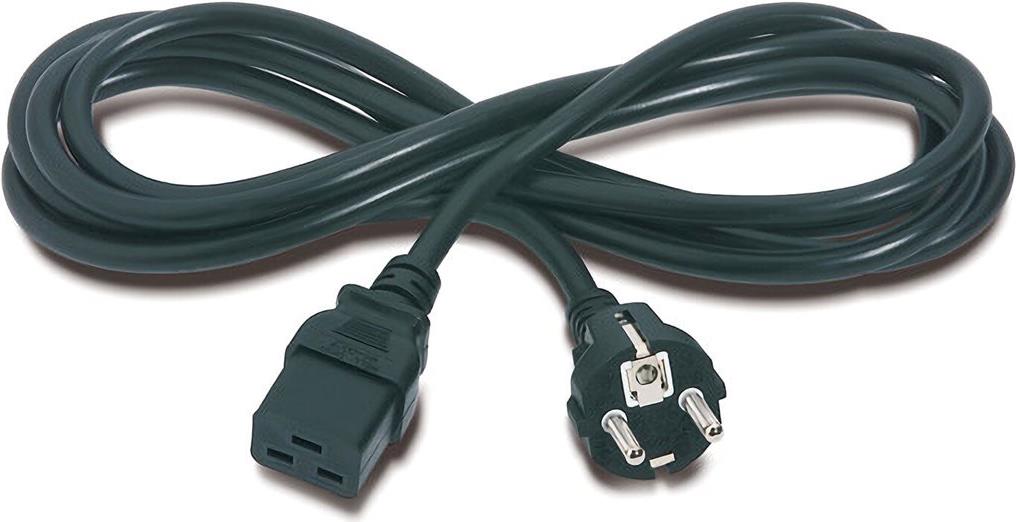 APC Stromkabel IEC 60320 C19 auf NEMA 5-15 2,4 m Schwarz