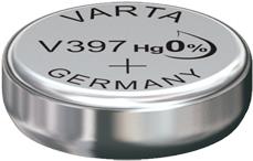 VARTA Silber-Oxid Uhrenzelle, V397 (SR59), 1,55 Volt, 30 mAh (00397 101 111)