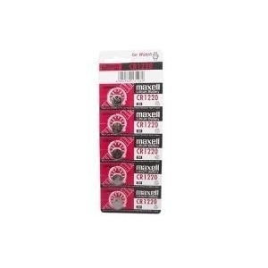 Maxell Knopfzelle CR1220, Lithium, 3 V, 36 mAh, 1er Blister