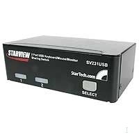 StarTech.com 2 Port VGA USB KVM Switch (SV231USBGB)