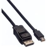 Value 11.99.5638 DisplayPort-Kabel 1,5 m Mini DisplayPort Schwarz (11.99.5638)