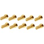 SHVP 85002-10AG - F-Stecker 4.0 vergoldet mit großer Mutter 10 (BS85002-10AG)