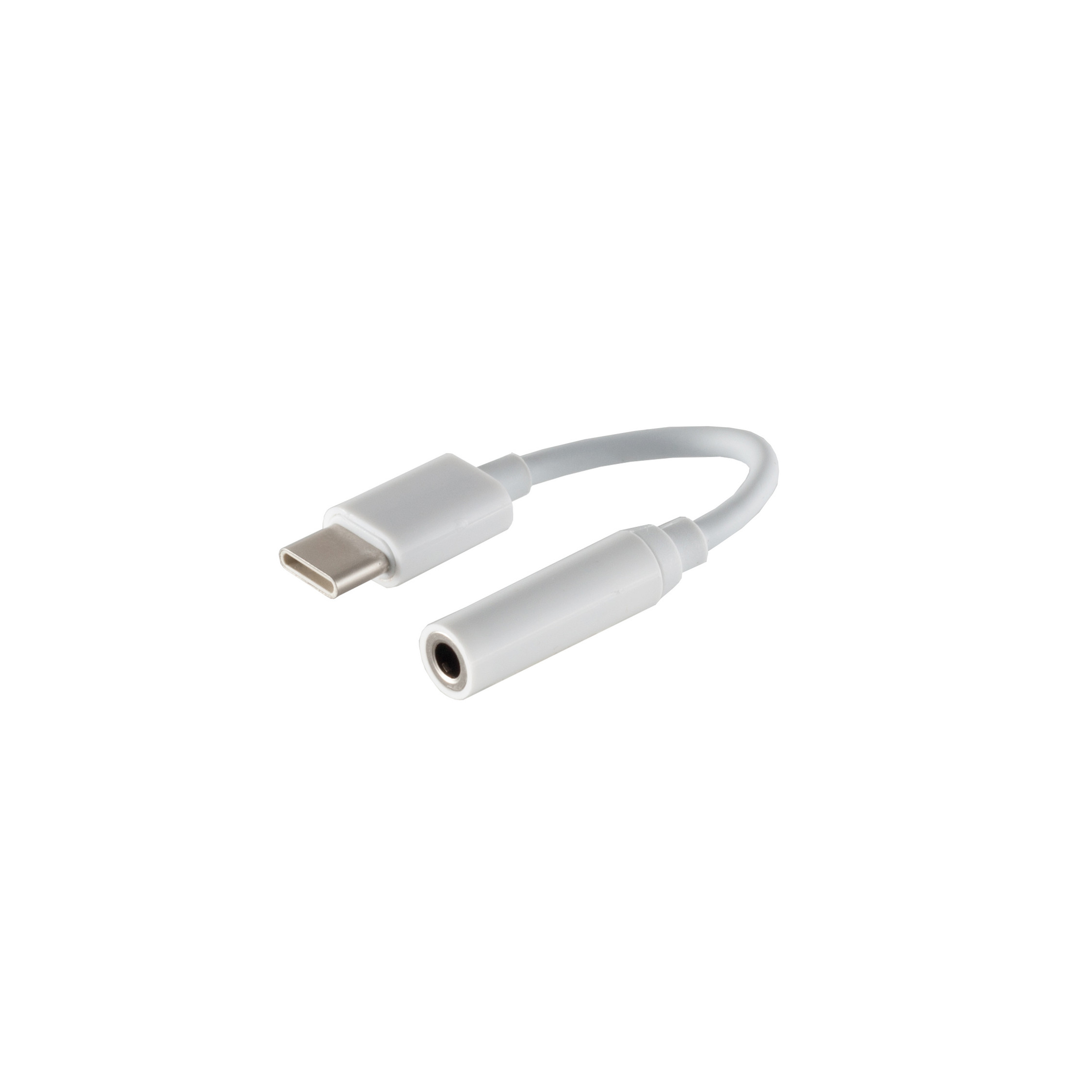 ShiverPeaks BASIC-S BS14-05020 Audio-Adapter USB C auf 3,5 mm Klinke Weiß