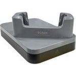 ZEBRA FAST Charge-Only ShareCradle to charge one TC501 device WITHOUT a protective boot. Sold Separately: USB-C Cable (CBL-EC5X-USBC3A-01), Country-specific 45W Power Supply adapter. (CRDCUP-TC5A-1DF)