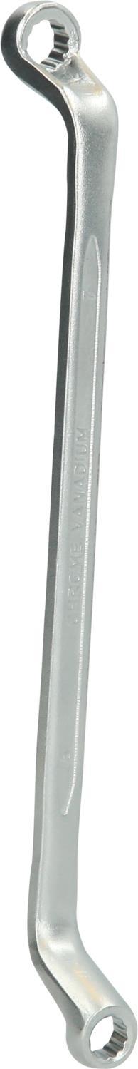 KS TOOLS Werkzeuge-Maschinen GmbH Doppel-Ringschlüssel, gekröpft, 6 x 7 mm (BT012900)