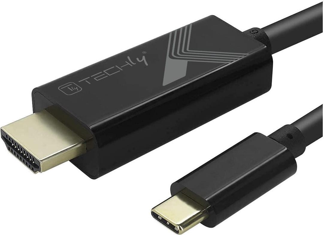 USB-C-Adapter-To-HDMI-5m-schwarz Hersteller: Techly (IADAP-USBC-HDMI5TY)
