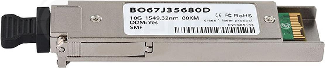 BlueOptics© XFP Transceiver, LC-Duplex, 10GBASE-DWDM (bis zu 11,3Gb/s), Singlemode Fiber, 100GHz, XX=ITU Kanal 17 bis 61, 80KM, 0°C/+70°C, DDM (BO67JXX680D)