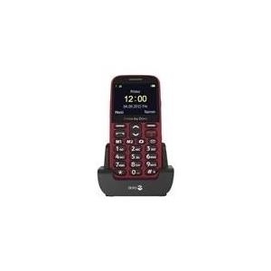 Doro Primo 366 Mobiltelefon GSM 320 x 240 Pixel TFT 0,3 MP Rot  - Onlineshop JACOB Elektronik