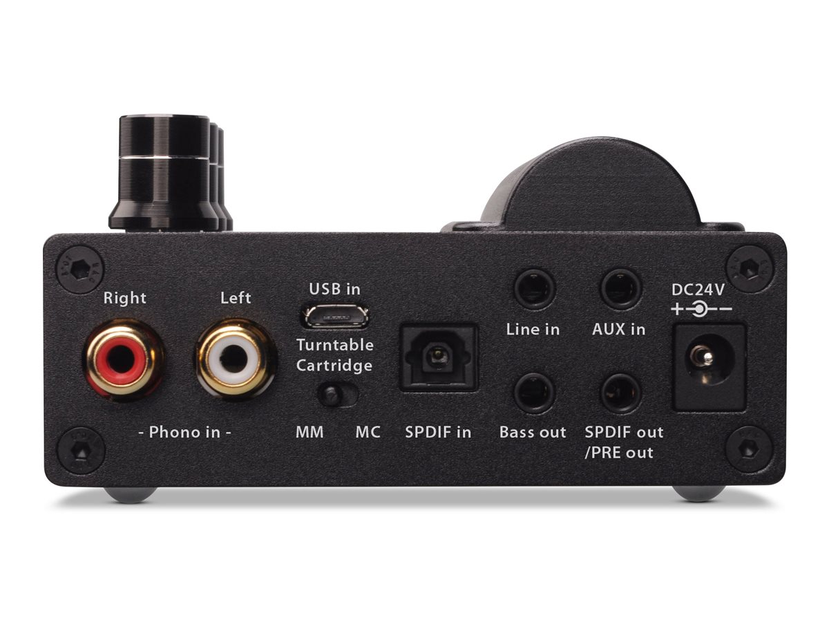 InLine AmpUSB-EQ DAC-Kopfhörerverstärker Schwarz