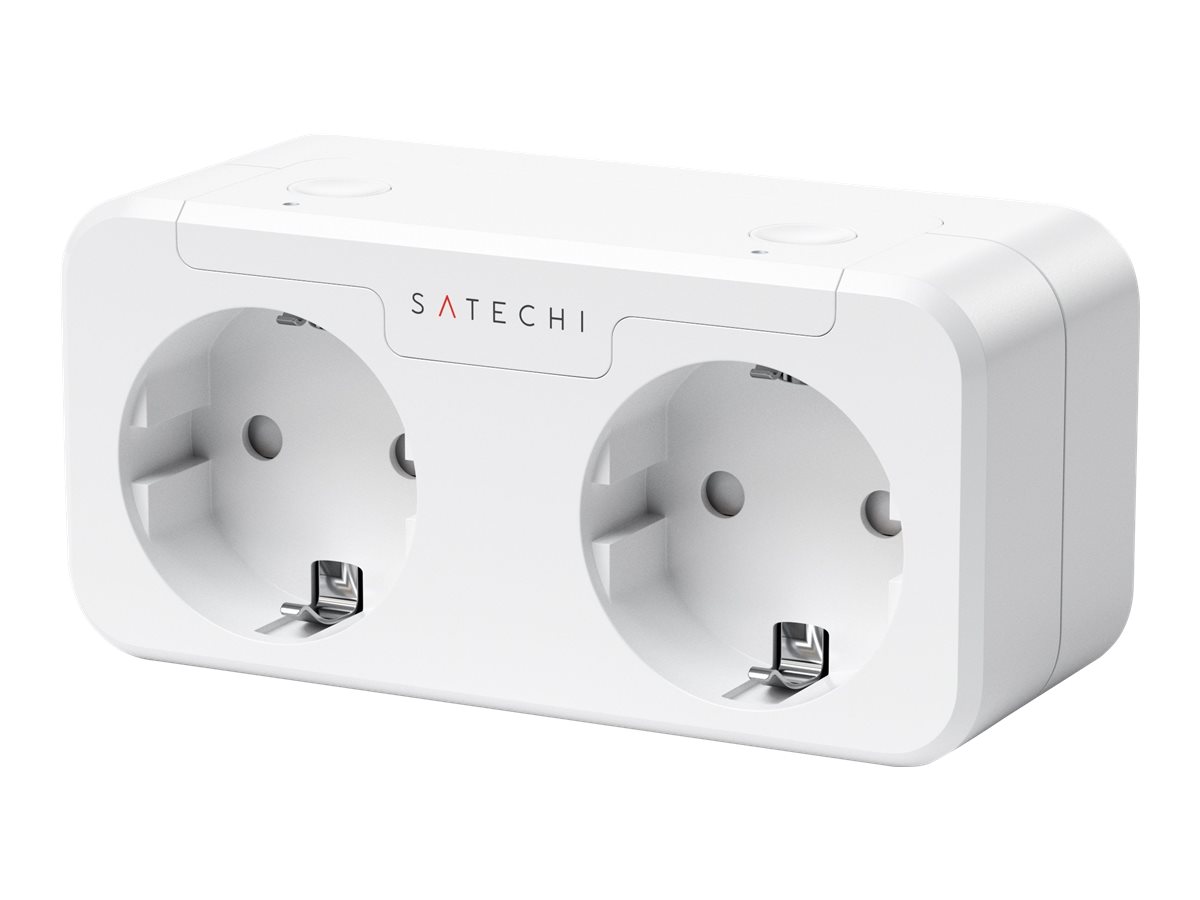 Satechi Dual Smart Outlet Smart-Stecker Wi-Fi Weiß