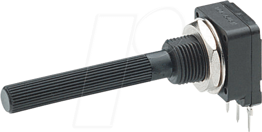 PIHER PIH PC16IP06105A - Drehpotentiometer, 1 MOhm, linear, 6 mm (PC16SH10IP06-105A2020--TA)