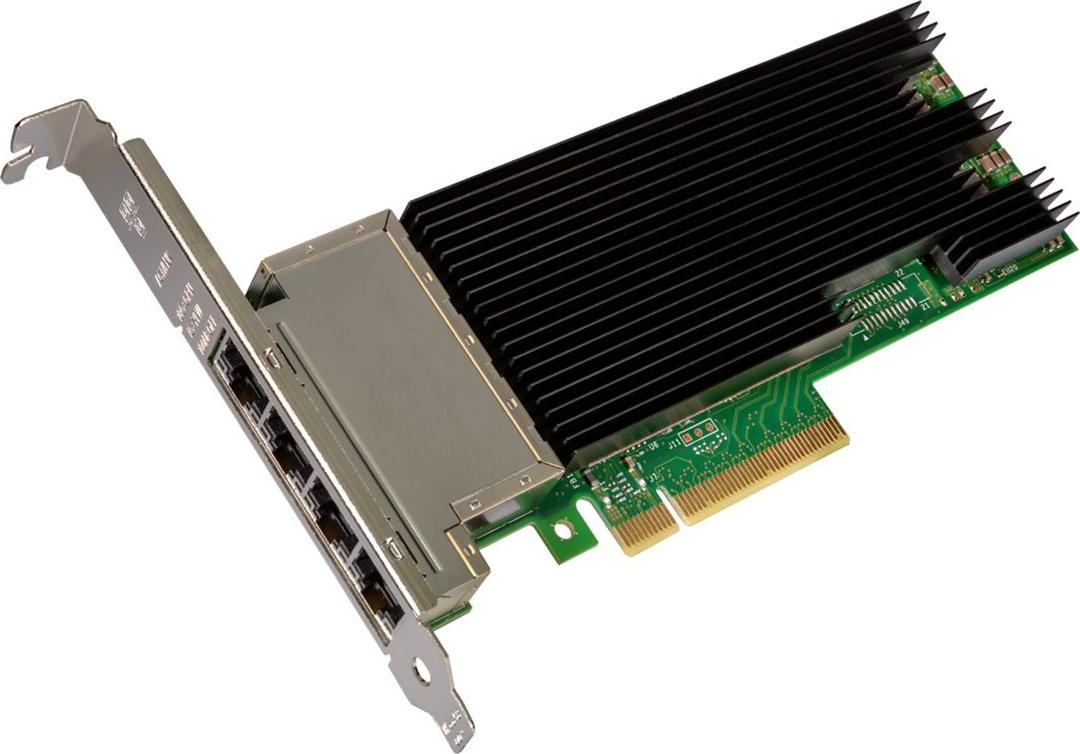 Intel 10Gb 4-Port Server Netzwerkadapter X710-T4 PCIe 3.0 x8 Low Profile 4x RJ45