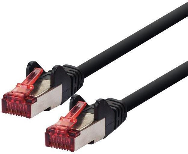 LOGON TCR66SS150BL Netzwerkkabel Schwarz 15 m Cat6 SF/UTP (S-FTP) (TCR66SS150BL)