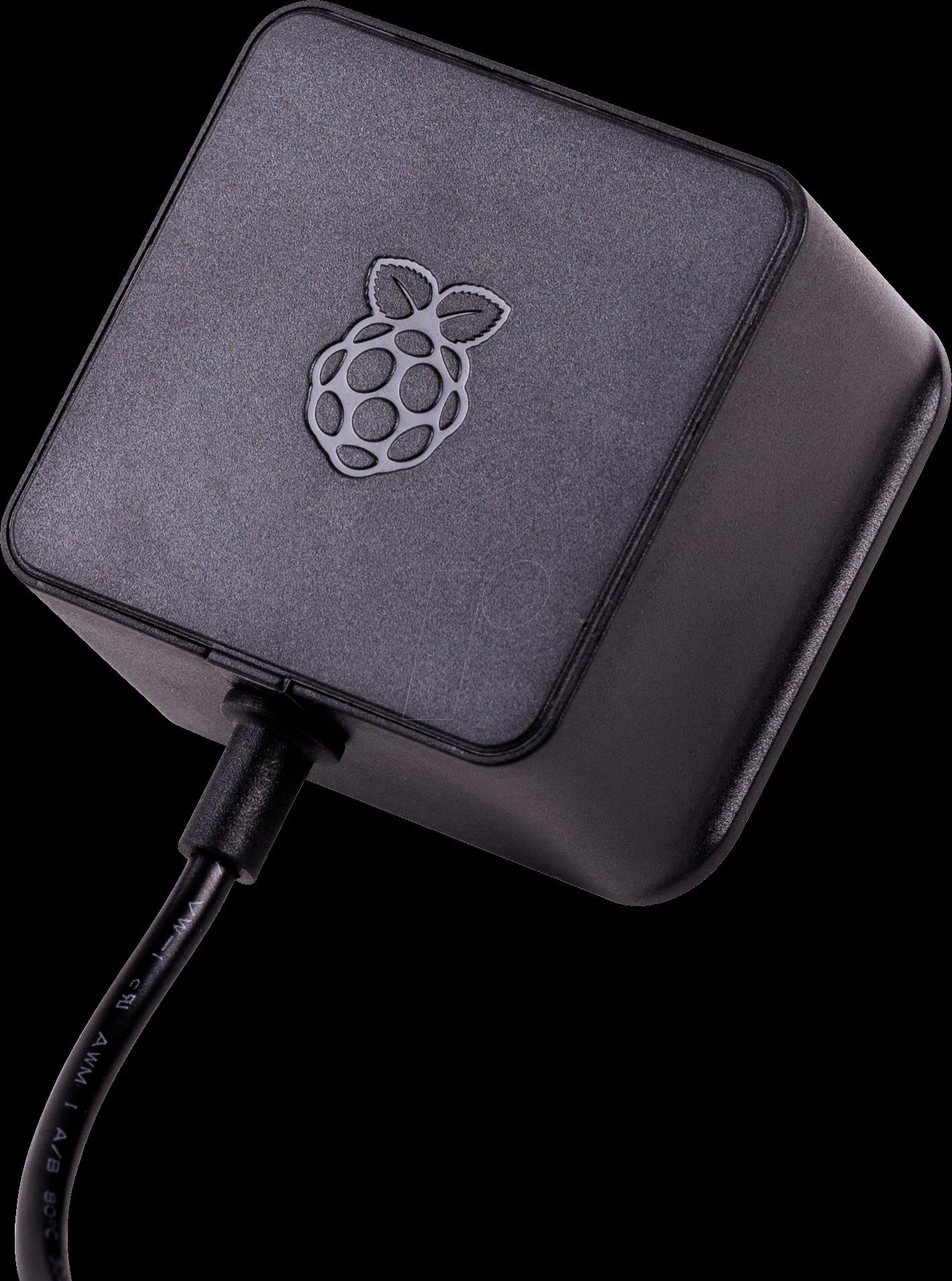 RASPBERRY PI RPI PS 15W BK US - - Netzteil, 5,1 V, 3.0 A, USB Type-C, US-Stecker, s (KSA-15E-051300-HX, US, BLACK)