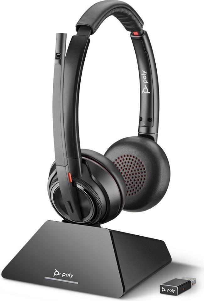 HP Poly Savi 8200 Series W8220 DECT Ersatz-Headset On-Ear Schwarz