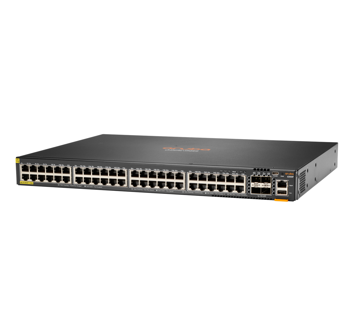 HPE Aruba 6200F 48G Class4 PoE 4SFP+ 740W Switch (JL728A)