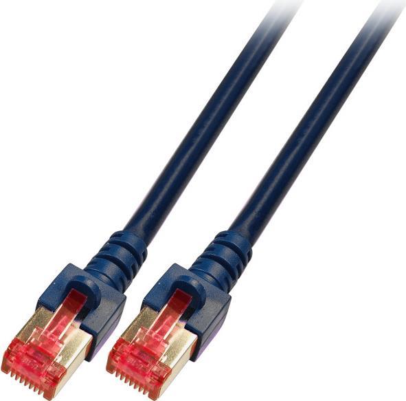 EFB-Elektronik RJ45 Patchkabel Cat.6 S/FTP LSZH schwarz 0,25m 