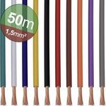 Quadrios 22CW007 Litze 1 x 1.5 mm² Weiß, Blau, Braun, Orange, Grün, Gelb, Grau, Violett, Schwarz, Rot 1 Set (22CW007)