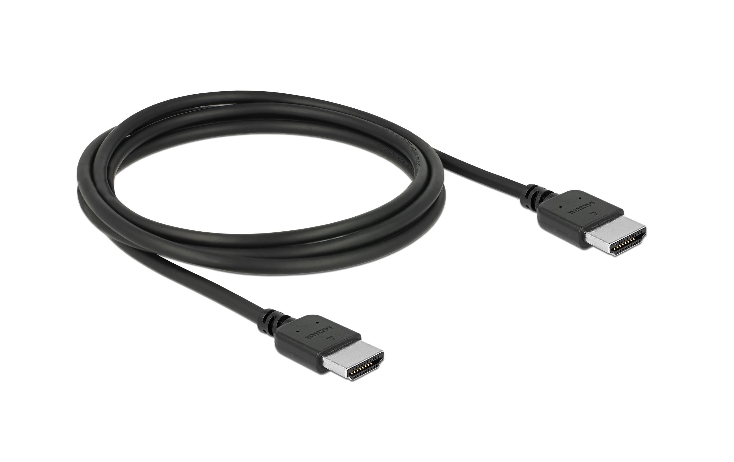 Delock Premium HDMI-Kabel mit Ethernet 1,5 m HDMI Typ A Schwarz