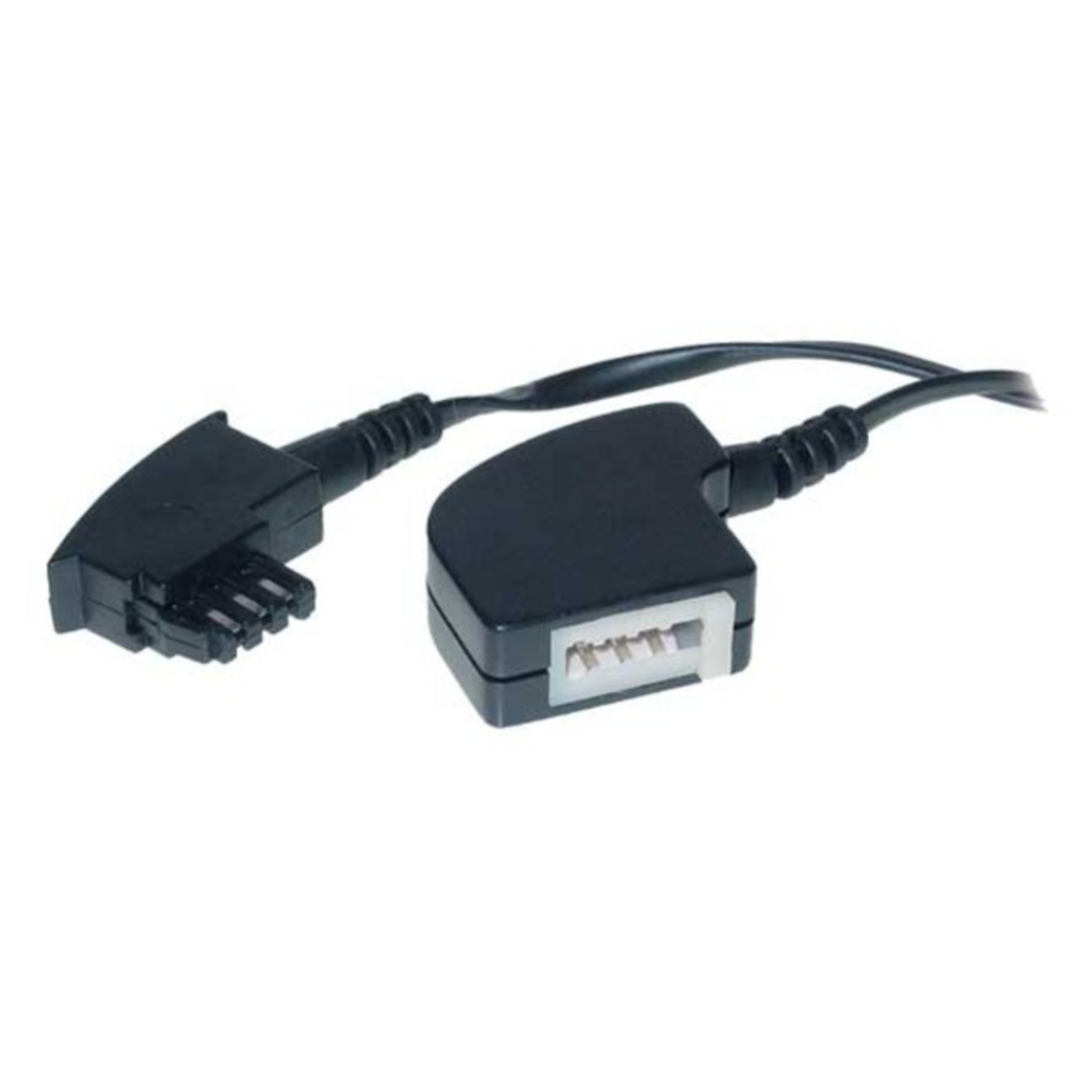 S/CONN maximum connectivity S-Impuls TC 70203 TAE-F Telefonverlängerungskabel 3 m 4-adrig Schwarz