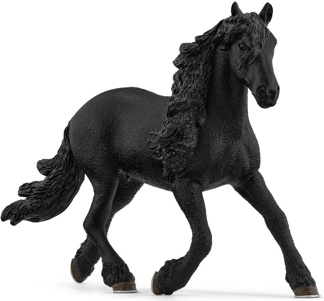 schleich HORSE CLUB Friese Hengst. Empfohlenes Alter in Jahren (mind.): 5 Jahr(e), Produktfarbe: Schwarz (13975)