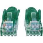 Intellinet Network Patch Cable, Cat6, 20m, Green, CCA, U/UTP, PVC, RJ45, Gold Plated Contacts, Snagless, Booted, Lifetime Warranty, Polybag (730457)