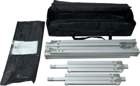 Elite Screens Yard Master 2 Dual OMS150H2-DUAL 150" 16:9 Wraith Veil Dual Silber, Schwarz