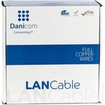 DSIT DANICOM CAT5e UTP Netzwerkkabel 100m Starrleiter LSZH (Dca) auf Rolle