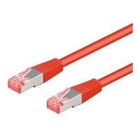 RNS® Patchkabel mit Rastnasenschutz, Cat. 6A, S/FTP, PIMF, halogenfrei, 500MHz, rot, 1,5m, Good Connections (8060-H015R)