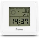 Hama Thermometer und Hygrometer Borneo, digital, für innen, Weiß (00185891)