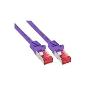 InLine® Patchkabel, S/FTP (PiMf), Cat.6, purple, 3m (76403P)