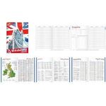 Häfft® Verlag Vokabelheft Englisch Lineatur 54 liniert DIN A4 ohne Rand, 64 Blatt, 1 St. (11527-0)