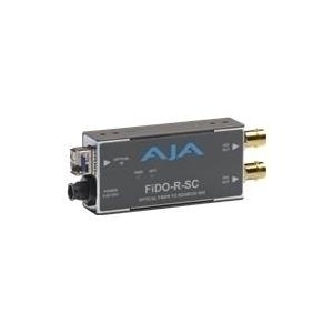 AJA FiDO-R-SC Single Channel SC Fiber to SDI with Dual SDI Outputs (FiDO-R-SC)