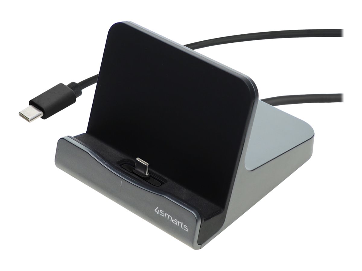 4smarts VoltDock Tablet Ladestation USB-C 60W Gun Metal