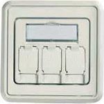 Telegärtner AMJ Cat.6+ Modul-Aufnahme 80 x 80 mm design (H02010A0053)