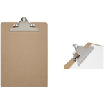 MAUL Klemmbrett MAULclassic, Hartfaser-Holz, A4 hoch Klemme aus Metall, Klemmweite: 25 mm, Ecken abgerundet, - 1 Stück (2392570)