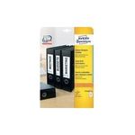 AVERY Zweckform Ordnerrücken-Einsteckschilder, 50 x 146 mm Inhalt: 125 Einsteckschilder - 1 Stück (32231)