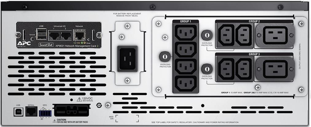 APC Smart-UPS X 2200 Rack/Tower LCD 1980 W 2200 VA Schwarz