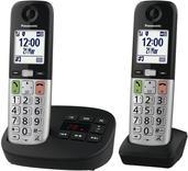 Panasonic Festnetz-Telefon (für analogen Anschluß), schnurlos, integrierter Anrufbeantworter, DECT (KX-TGU432EXB) (B-Ware)
