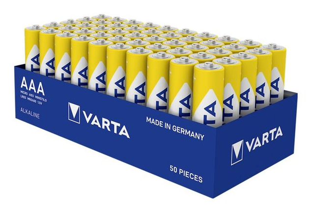Varta Energy Micro AAA Batterien 1,5 V 50 Stück Tray